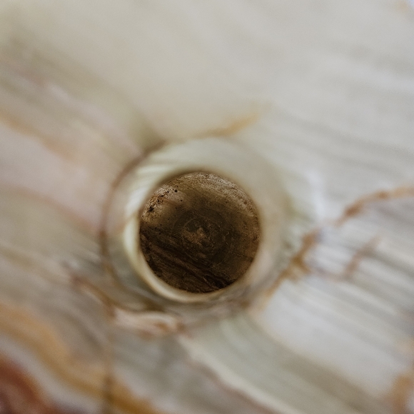 Onyx Stone Footed Vase Large - Picture 10 of 10